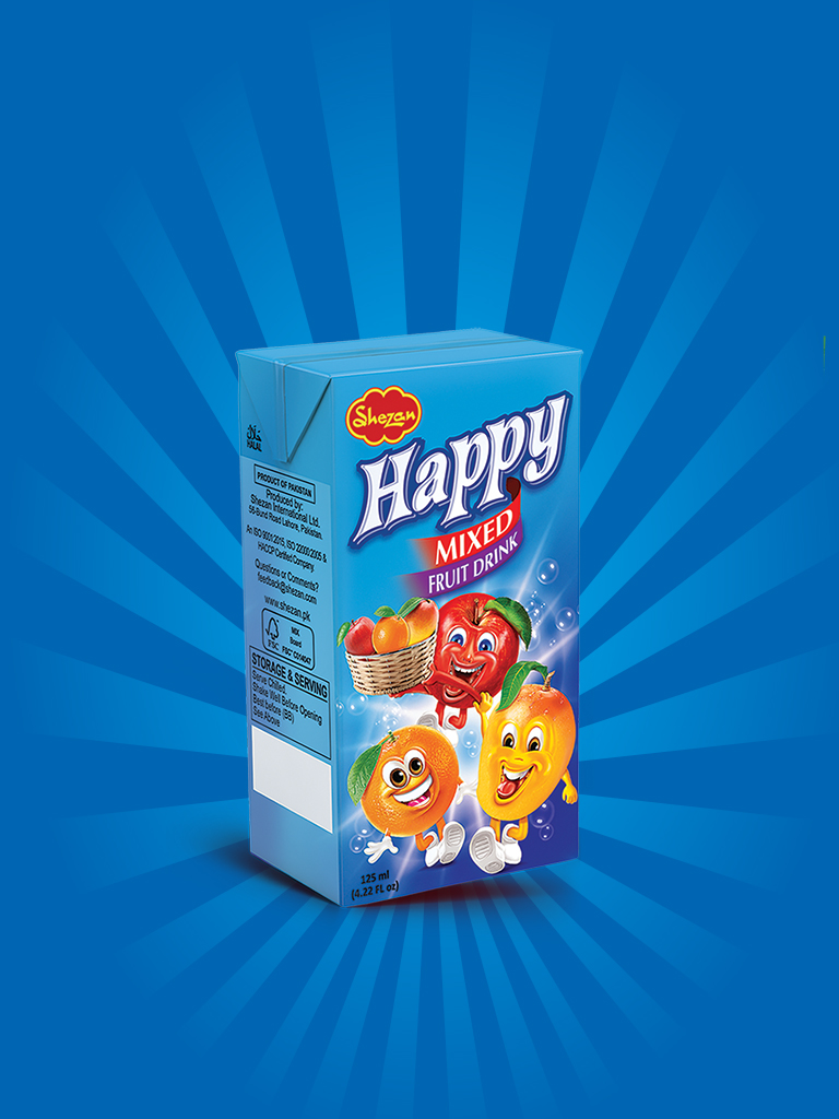 Mixed fruit drink 125 ml — Happy 125ml